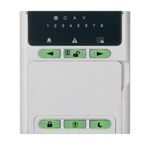 Клавиатура 1 група 8 зони - Teletek Electronics Eclipse LED 8