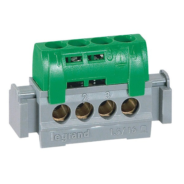 Клемен блок 4x16mm2 земя - Legrand Viking 4830