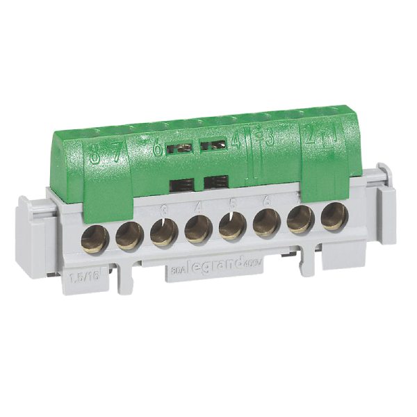 Клемен блок 16x16mm2 земя - Legrand Viking 4835