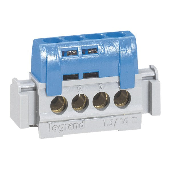 Клемен блок 4x16mm2 нула - Legrand Viking 4840