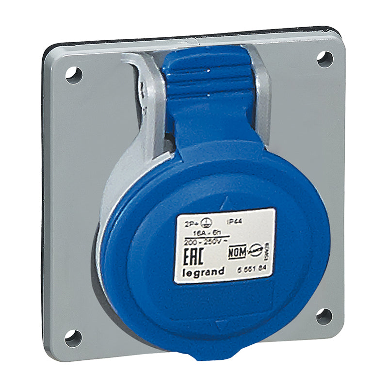 Контакт панелен монтаж 2P+E 32A 250V IP44 - Legrand P17 Tempra Pro...