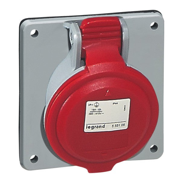 Контакт панелен монтаж 3P+E 32A 415V IP44 - Legrand P17 Tempra Pro...