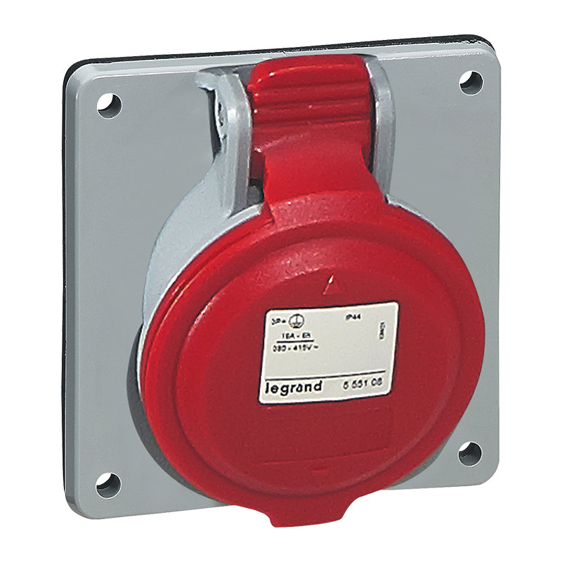 Контакт панелен монтаж 3P+N+E 32A 415V IP44 - Legrand P17 Tempra Pr...