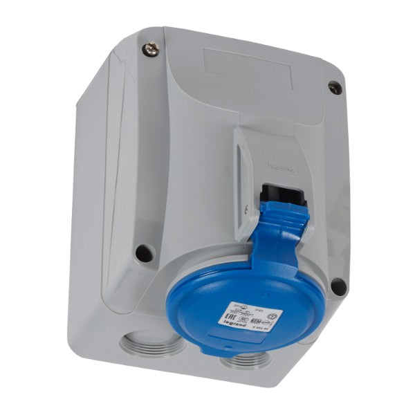 Контакт открит монтаж 2P+E 250V 32A IP44 - Legrand P17 Tempra Pro 5...
