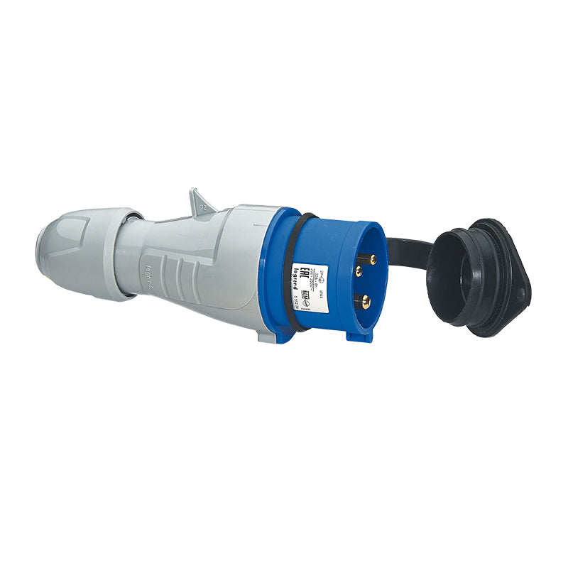 Щепсел 2P+E 250V 16A IP44 - Legrand P17 Tempra Pro 555124