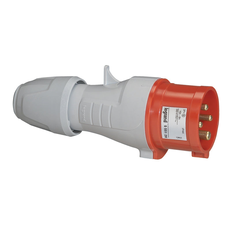 Щепсел 3P+E 415V 16A IP44 - Legrand P17 Tempra Pro 555128