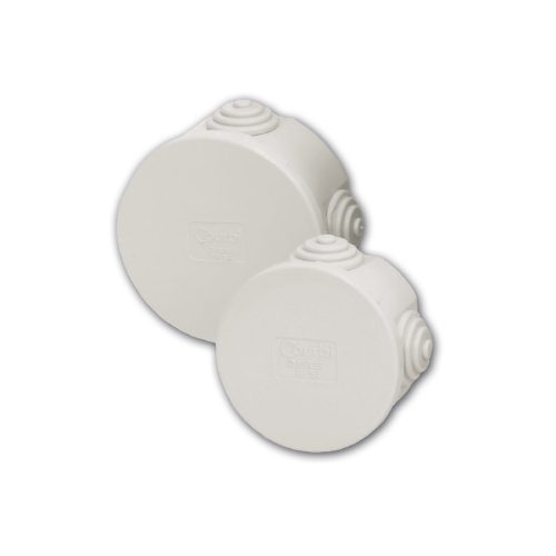Разклонителна кутия открит монтаж Ф65 x35mm IP54 Сив - Courbi Water...