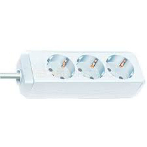 Разклонител 3x 2P+E с кабел 1.5m Бял - Brennenstuhl Eco-line BS1158...