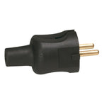 Щепсел 2P 16A с кабел назад IP44 Черен - Legrand Helium 50451