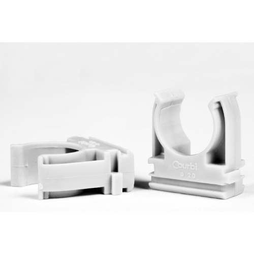 Скоба Ф20 сива - Courbi Accessories CR34-21002-020