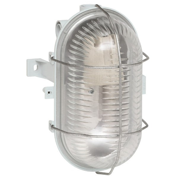 Плафон 1x60W E27 IP44 с решетка - Legrand Bulkhead 60414