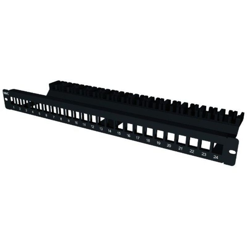 Панел 19" 1U 24XRJ45, празен - MMC BCPANx MBCPAN1U