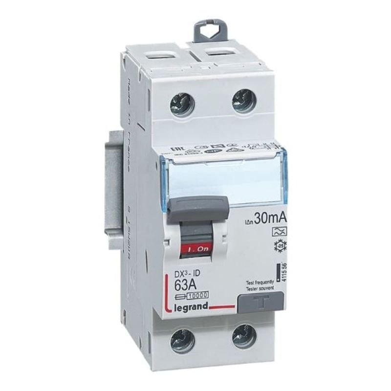 ДТЗ 2P 63A 30mA тип AC - Legrand DX3 411556