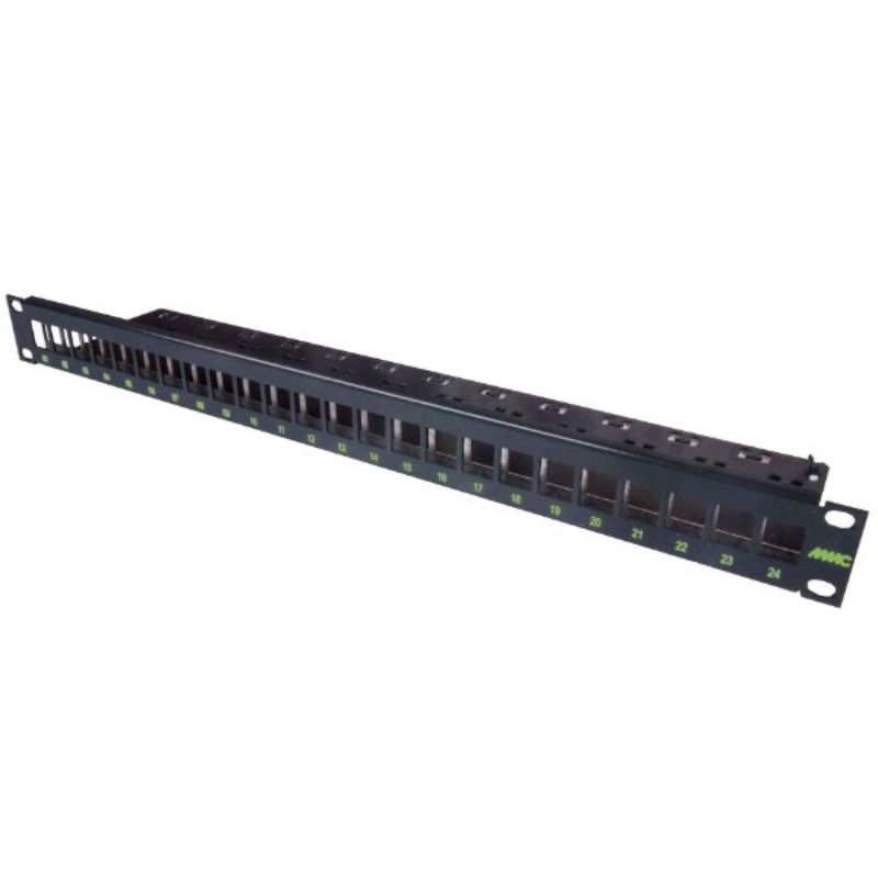 Панел 19" 1U 24XRJ45, празен - MMC BCPANx MBCPAN1UL