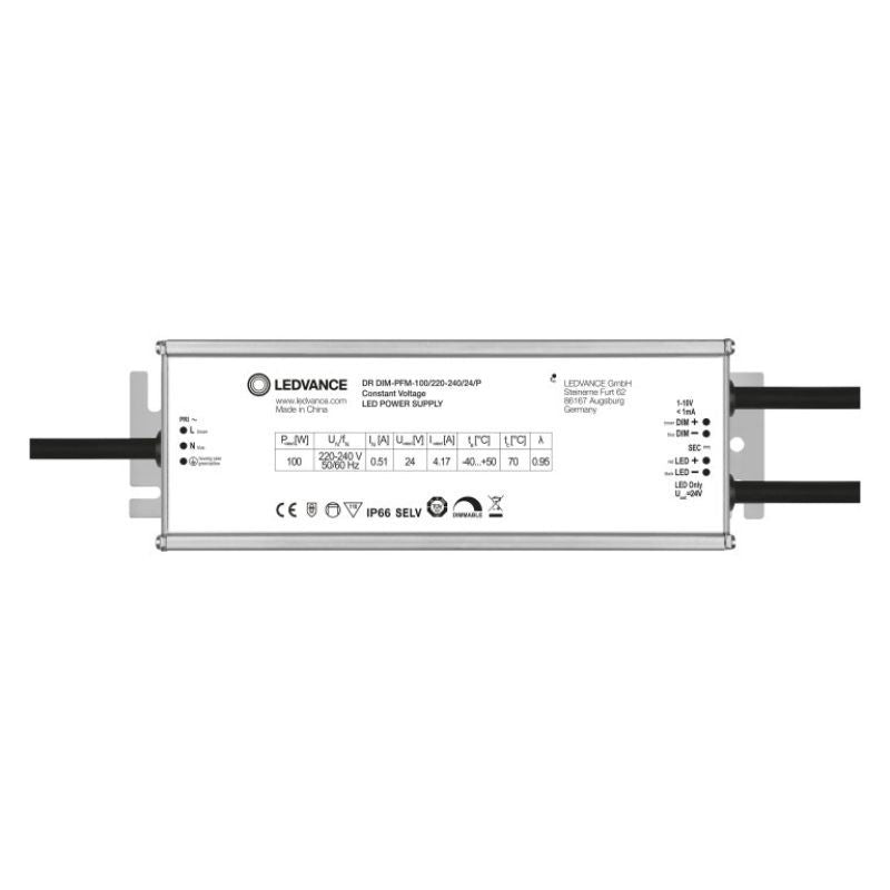 LED Захранване 100W IP66, димиране 1-10V - LEDVANCE PFM-100/24/P DIM LED240070 - LEDVANCE PFM-100/24/P DIM LED240070
