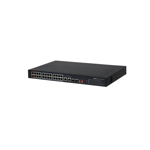 24 портов PoE мрежов комутатор + 2xSF - DAHUA PFS3226-24ET-240