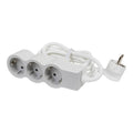 Разклонител 3x 2P+E Шуко, с кабел 5m, цвят Бял - Legrand Standart 694567