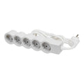 Разклонител 5x 2P+E Шуко, с кабел 3m, цвят Бял - Legrand Standart 694563