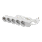 Разклонител 5x 2P+E Шуко, с кабел 3m, цвят Бял - Legrand Standart 694563