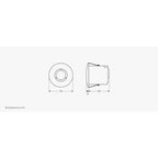 MW датчик за присъствие за вграждане в таван, IP40, KNX, програмиру...