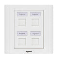 Розетка 4XRJ45 FM - Legrand Linkeo C 632900