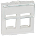 Розетка Mosaic 2XRJ45 празна - Legrand Linkeo C 78610