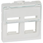 Розетка Mosaic 2XRJ45 празна - Legrand Linkeo C 78610