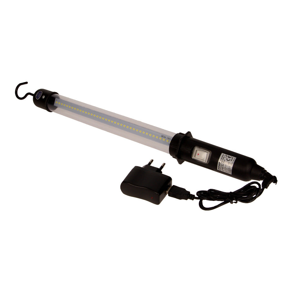 LED работна лампа, 8.5W, 500lm, IP44, 6000K, с батерия Li-ion 800mAh - ORNO LED work light AD-NR-6093L6