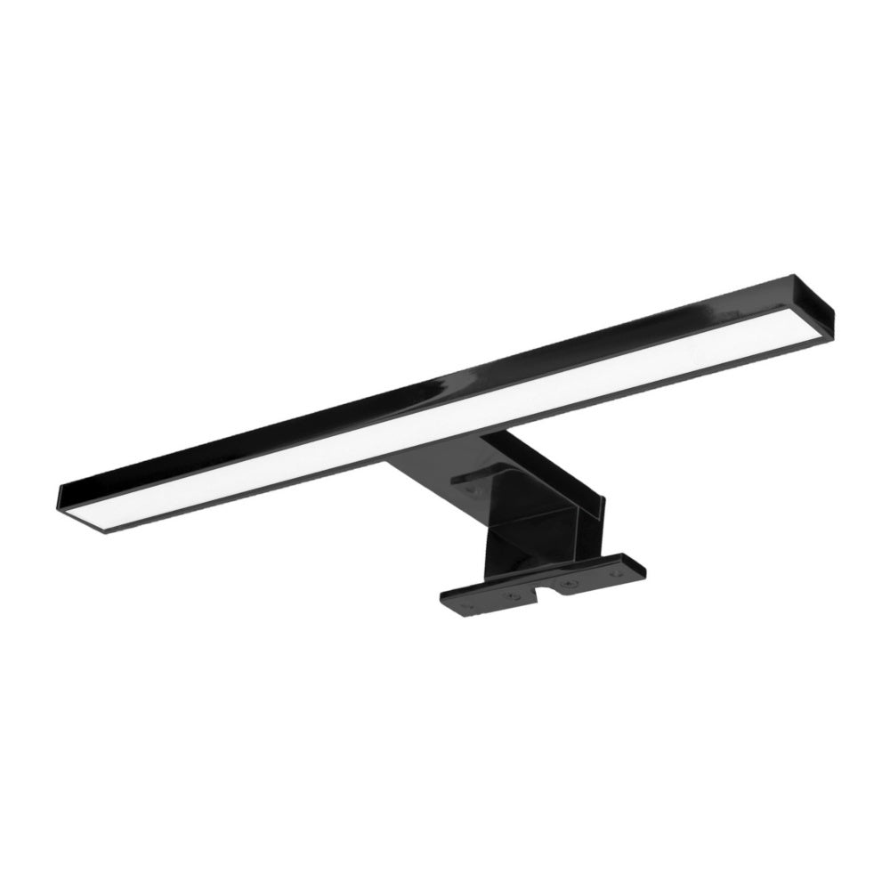 LED осветител за монтаж над огледало, 5W 320 lm 4000K, 30cm, черен - ORNO NORTES AD-OM-6120L4/B