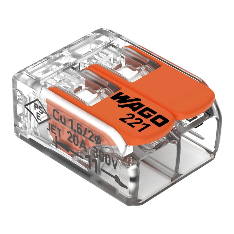 Бърза връзка Compact, за всички видове проводници от 0,2 до 4 mm²...