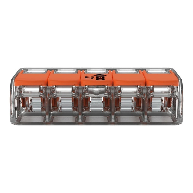 Бърза връзка Compact, за всички видове проводници от 0,5 до 6 mm²...