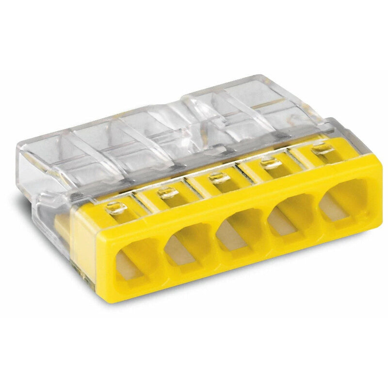 Бърза връзка Compact, за твърд проводник от 0,5 до 2,5 mm² - 5-ца...
