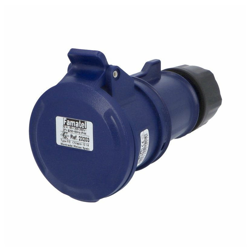 Контакт подвижен 2P+E 32A 230V IP54 - Famatel SpeedPRO FR23203