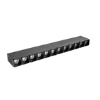 Линеен модул, за монтаж на магнитна шина 15W 2223lm 3000K 8°, CRI>90, дължина 37cm - VK LED VK/04204TR/W/12/B 71164-010721