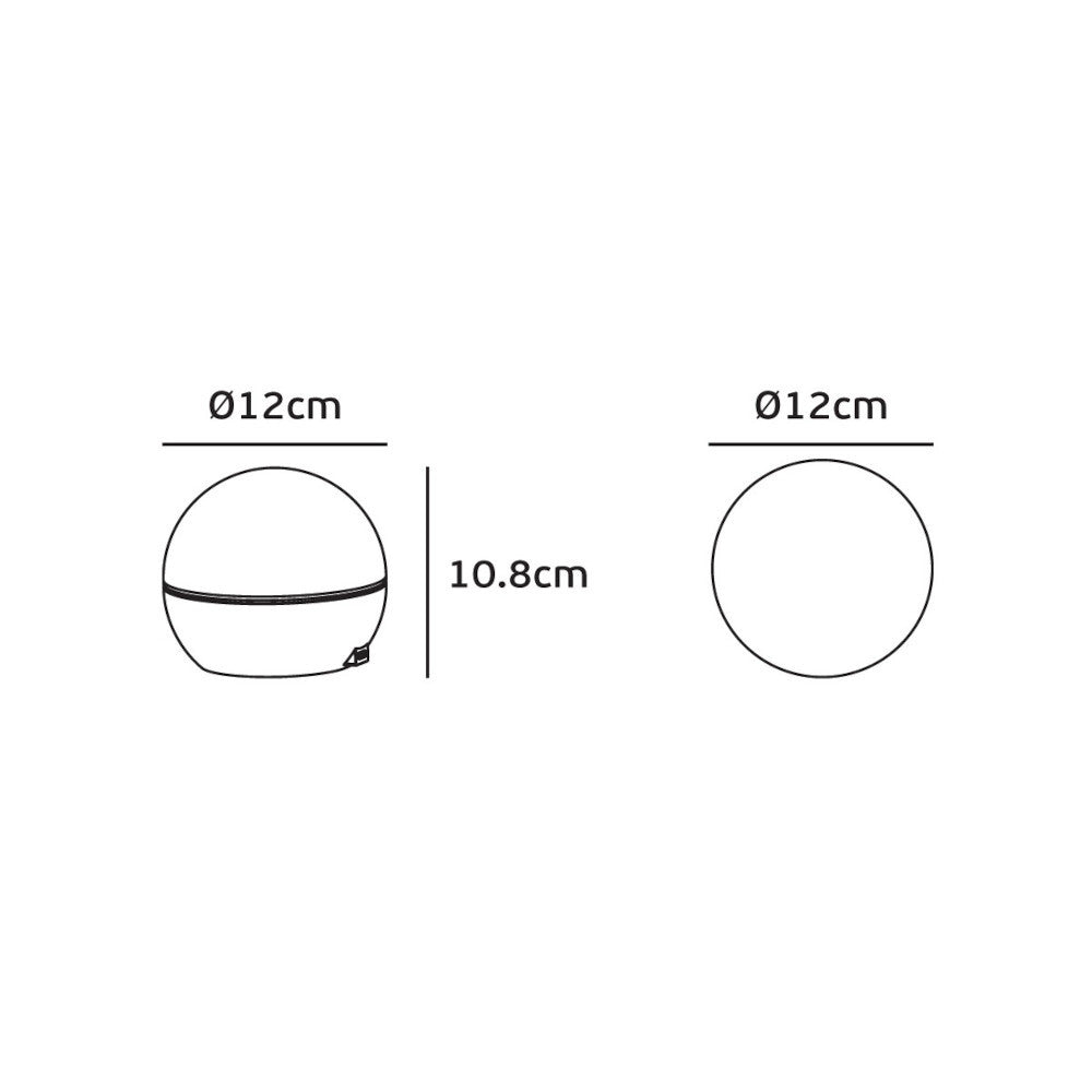 Настолна преносима и презареждаща се LED лампа, 3000K, 2.2W, 150lm, IP20, CRI>80, 2x2200mAh с литиеви батерии, ø12 x 10.8cm, цвят зелен - VK LED VK/03248/G/W 61171-261694