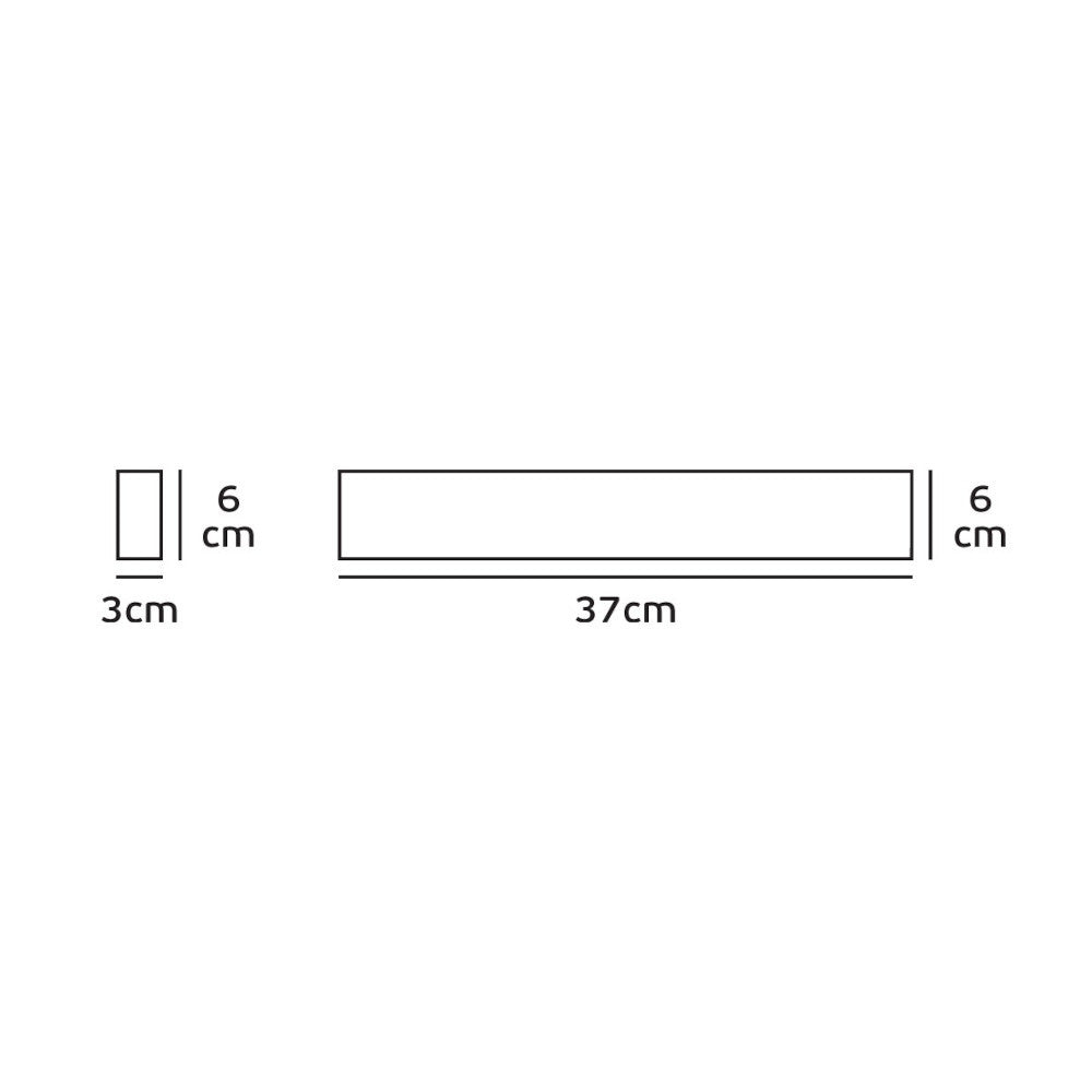 Линеен модул, за монтаж на магнитна шина 15W 2223lm 3000K 8°, CRI>90, дължина 37cm - VK LED VK/04204TR/W/12/B 71164-010721