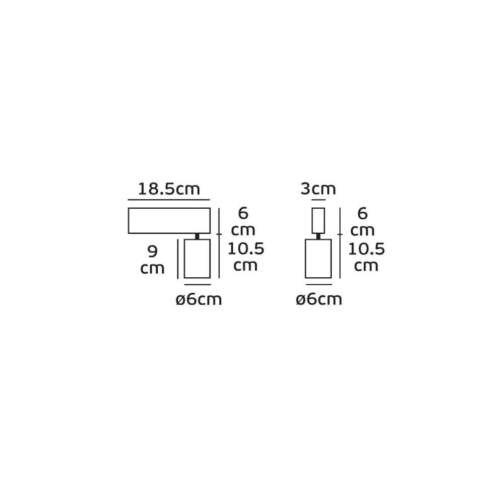 Прожектор, за монтаж на магнитна шина 11W 1224lm 4000K 24°, CRI>90 - VK LED VK/04209TR/C/SP/B 71164-038721