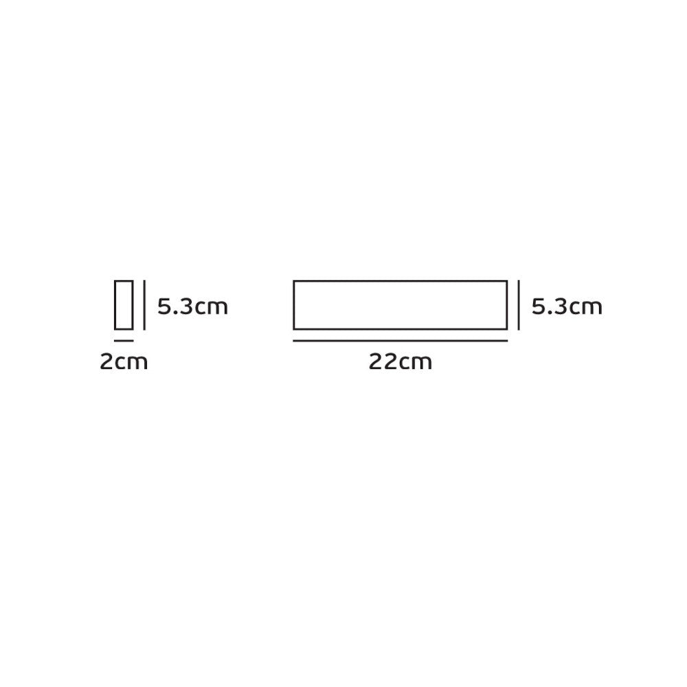 Линеен модул, за монтаж на магнитна шина 17W 1798lm 3000K 24°, CRI>90, дължина 22cm - VK LED VK/04366/B/12 71164-096721