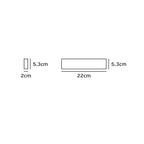 Линеен модул, за монтаж на магнитна шина 17W 1798lm 3000K 24°, CRI>90, дължина 22cm - VK LED VK/04366/B/12 71164-096721