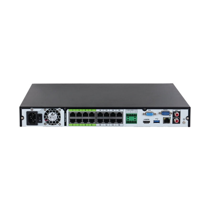 NVR 4K 16х канала 2x HDD 16xPoE WizSense - DAHUA NVR5216-16P-EI