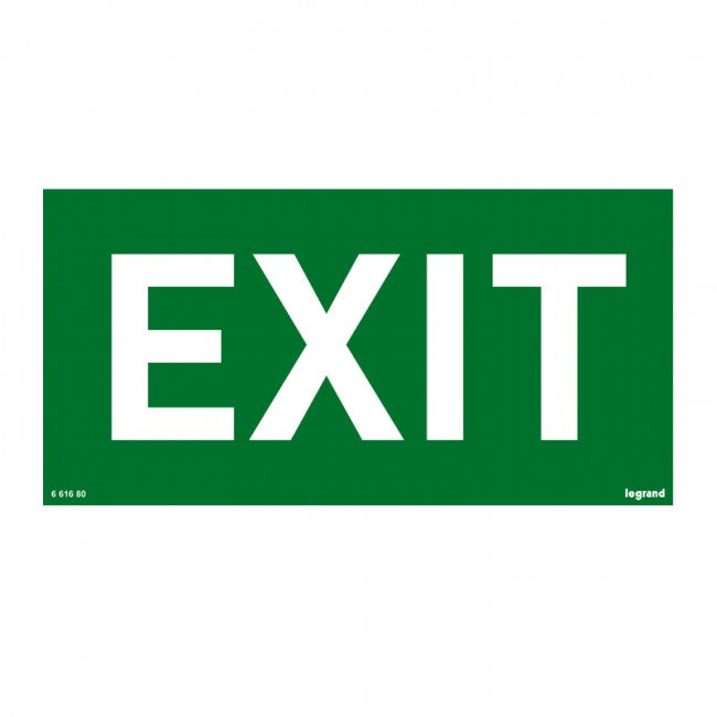 Пиктограма - символ "EXIT" 200x100mm - Legrand X-light 180; X-light 360 661680