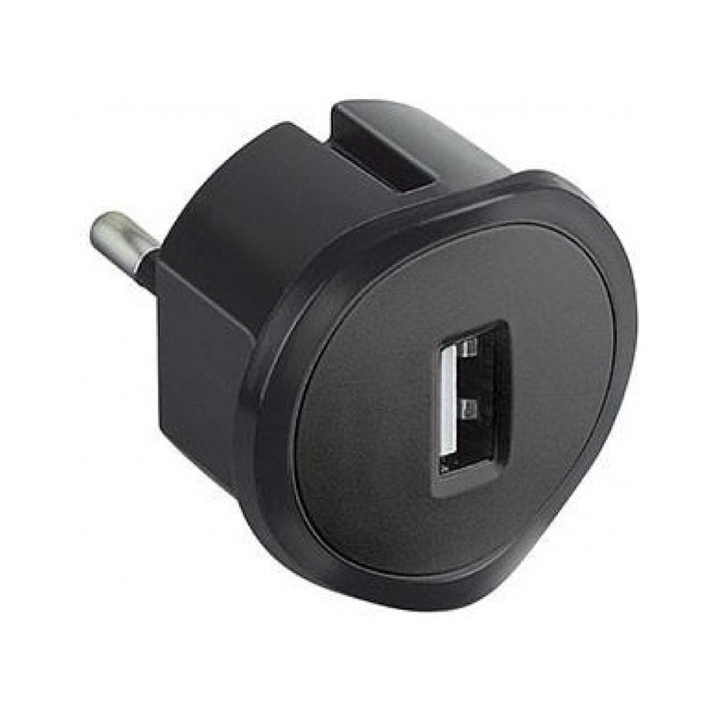 Адаптер зарядно за контакт USB тип А 1.5A 5V, черен - Legrand Be Ra...