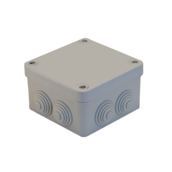 Разклонителна кутия открит монтаж 105x105 x50mm IP55 Сив капак с пл...