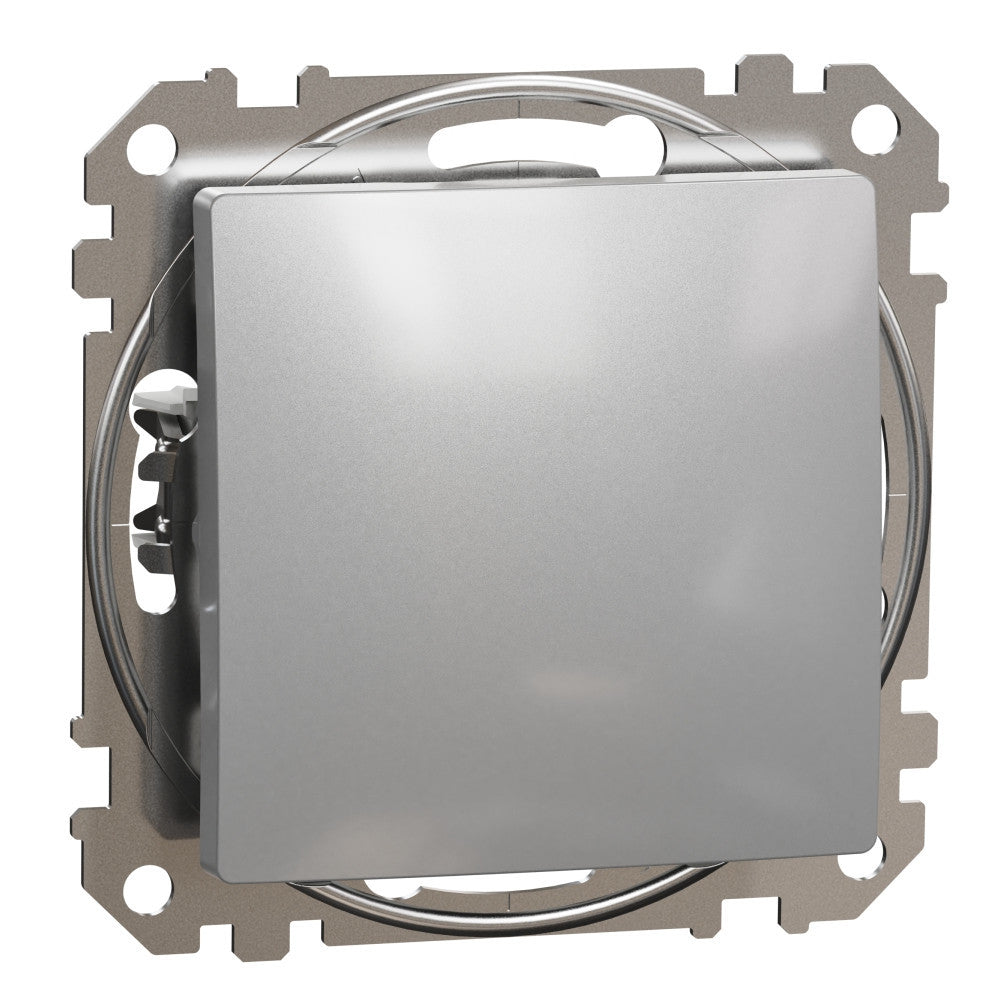 Еднополюсен ключ 10A Алуминий  - SCHNEIDER ELECTRIC Sedna Design SD...
