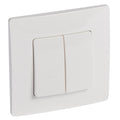 Ключ сериен с рамка 10A 250V Бял /блистер/ - Legrand Niloe 396420
