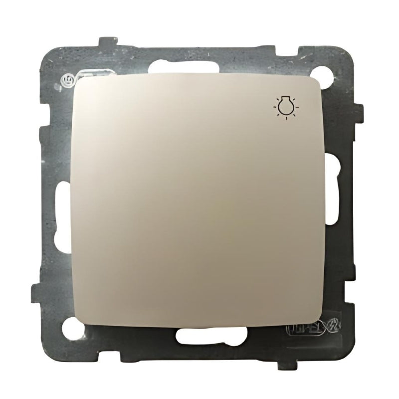 Бутон символ Осветление 10А Крем перла - OSPEL Karo LP-5S/m/42
