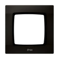 Рамка 1х Шоколад IP44 - OSPEL Karo RH-1S/40