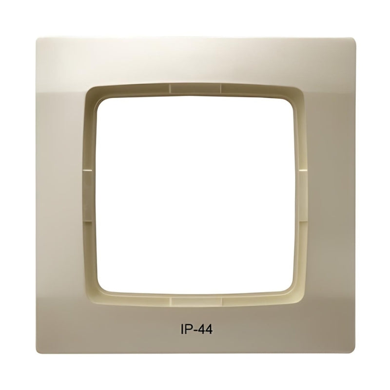 Рамка 1х Крем перла IP44 - OSPEL Karo RH-1S/42