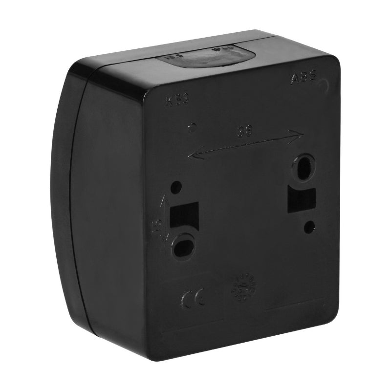 Ключ сериен ОМ 10A IP44 Черен - ORNO Aquatic OR-OE-7101/B