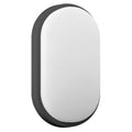 LED аплик/плафон-овал 10W 800lm 4000K, Ra>80, IP54, черен - ORNO NEFRYT AD-OP-6110BLPM4